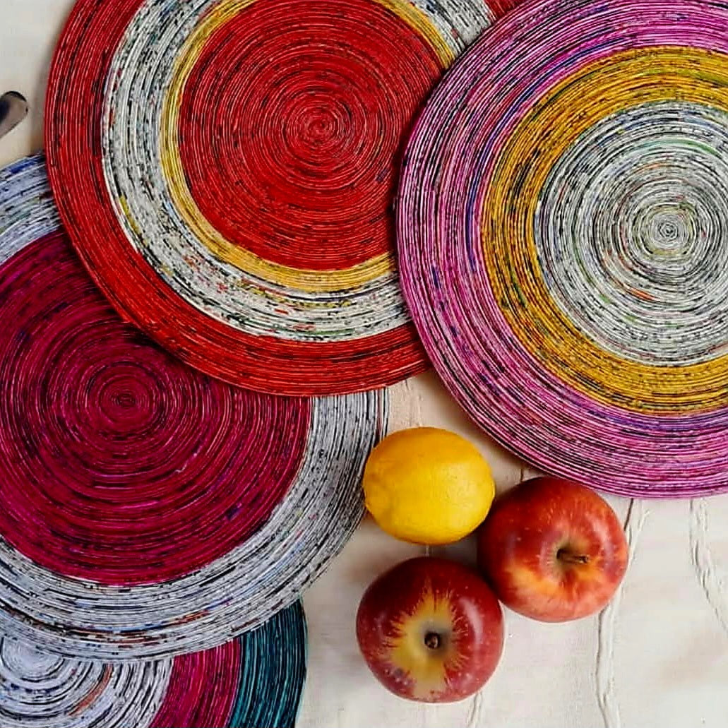Handmade Eco-Friendly Coil Placemats